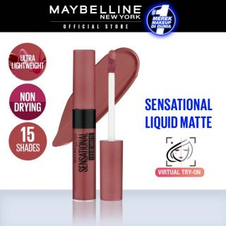 Maybelline Sensational Liquid Matte Lipstick Unnudes - 21 Nude Nuance
