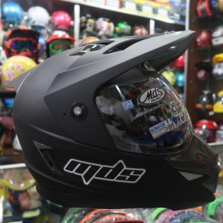 MDS Super Pro Solid Helm Full Face