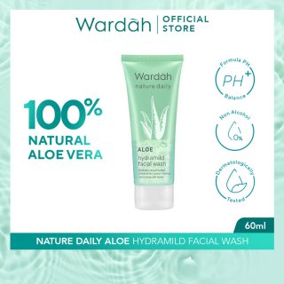 Wardah Nature Daily Aloe Hydramild Facial Wash 