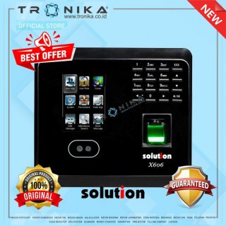 MESIN ABSENSI SIDIK JARI WAJAH DAN AKSES DOOR SOLUTION X606-S