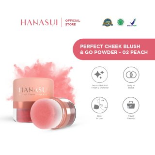 Hanasui Perfect Cheek Blush & Go Powder 