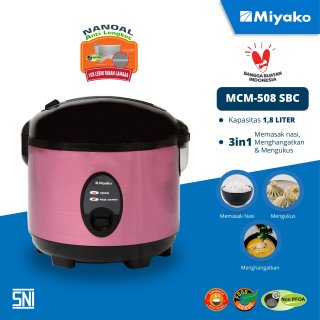 MIYAKO MCM-508 SBC Rice Cooker 3in1 Magic Warmer Plus