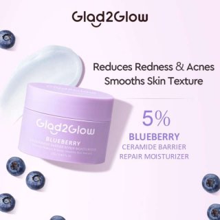 3. Glad2Glow Blueberry 5% Ceramide Skin Barrier Repair Moisturizer 