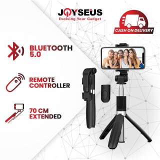 6. Bluetooth Selfie Stick Tongsis Portable Smartphone Tripod dari Merk Joyseus 
