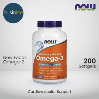 15. Now Foods Omega 3 - 200 Softgels
