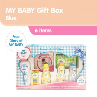 19. MY BABY Gift Box Blue , Paket Lengkap untuk Kebersihan Bayi