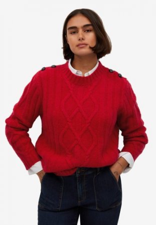 Decorative Button Sweater