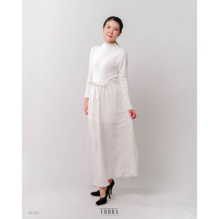 MyYoora Eunji Spring Umbrella Ribbon Maxi Skirt RK187