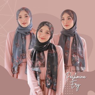 18. Hijabwanitacantik - Pashmina Ery Series, Elegan dan Feminin Kesannya