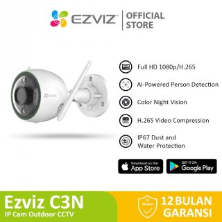 Ezviz C3N IP Cam Wifi CCTV Outdoor Color Night Vision 1080p