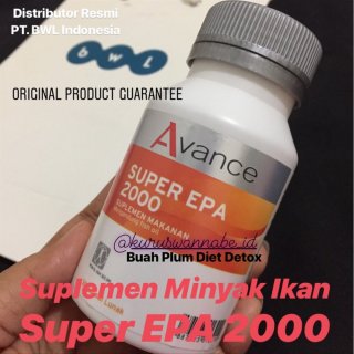 AVANCE SUPER EPA 2000 MG SUPLEMEN MINYAK IKAN OMEGA 3
