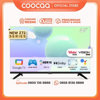 9. COOCAA 43 Inch Smart TV 43Z72