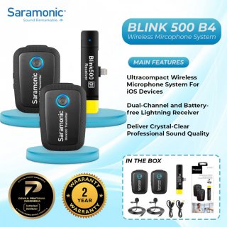 Mic Saramonic Blink 500 B4 2-Person Digital Wireless Omni Lavalier IOS