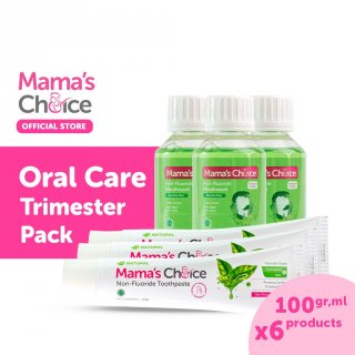 22. Mama's Choice Toothpaste & Mouthwash, Paket Lengkap Perawatan Kesehatan Gigi