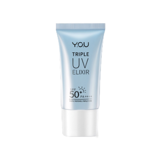 2. YOU Triple UV Elixir Sunscreen Gel SPF 50+, Pelindung wajah dari sinar UV