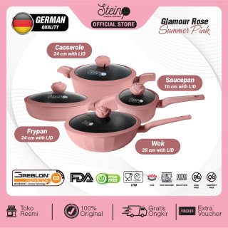 STEIN Glamour Rose Set | 4 in 1 Panci Set