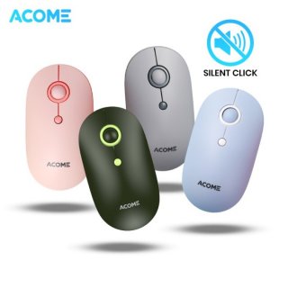 Acome Mouse Fashion Color Wireless Silent Click
