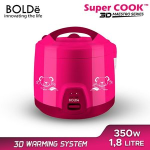 Bolde Super Cook Maestro Series 1.8 Liter Rice Cooker