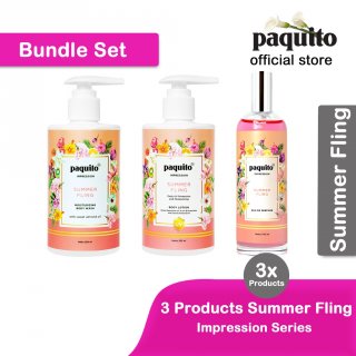 29. Paquito Summer Fling Body Wash & Body Lotion & EDP Bundle Pack