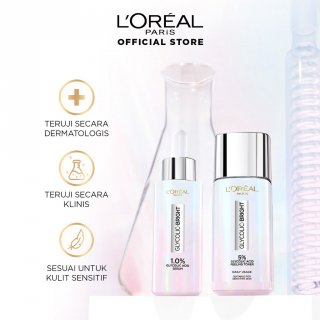 L’Oréal Paris Glycolic Bright Peeling Toner - 65ml (Untuk Kulit Tampak Halus Bercahaya)