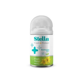 12. Stella Matic Refill Pewangi Ruangan Fresh & Protect Fresh Floral 225ml, Perlindungan Terhadap Bakteri