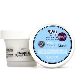 Scentio Whitening Facial Mask Milk Plus Bright and White