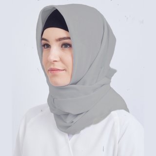16. duapola Hijab Segi Empat Katun Rawis 1125, Adem dan Menyerap Keringat