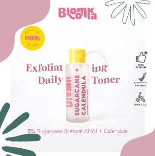 Bloomka Sugarcane + Calendula Exfoliating Facial Toner