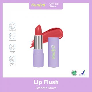 11. Soulyu Lip Flush Lipstik, Tambahan Ginseng yang Kaya Antioksidan