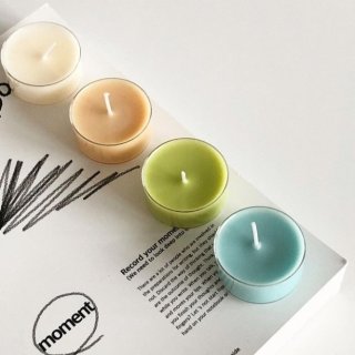 Lilin Aromaterapi Scented Candle 4pcs Tealight Candle Lilin Aesthetic - heart