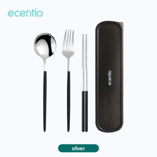 Ecentio Set Alat Makan Stainless Steel