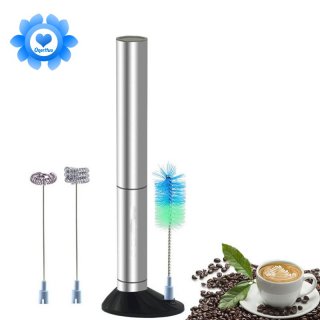 Stainless Steel Electric Handheld Milk Frother Foamer Whisk Mixer Egg Beater 