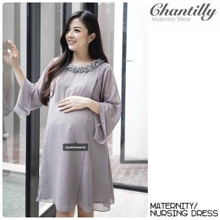 16. Chantilly Maternity/Nursing Dress 53035