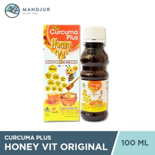 11. Curcuma Plus Honey Vit Original, Madu Multivitamin Anak
