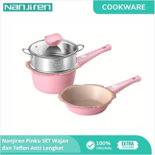Nanjiren Pinku Cooking Set + Steamer 