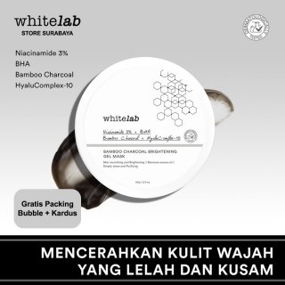 Whitelab Bamboo Charcoal Brightening Gel Mask