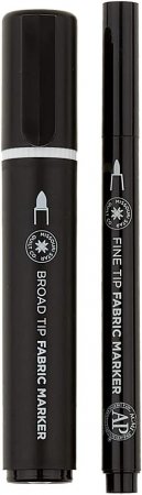 19. Black Fabric Markers 2 Pack by MISSOURI STAR QUILT CO, Warna Bold 