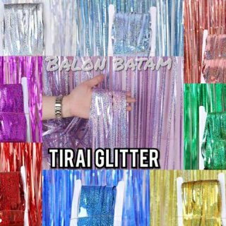 Tirai Foil Glitter / Backdrop 1 x 2 m