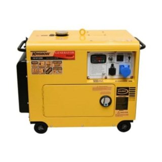 Krisbow Genset Diesel Silent Hp 4000w 1 PH Slinet CWA Generator
