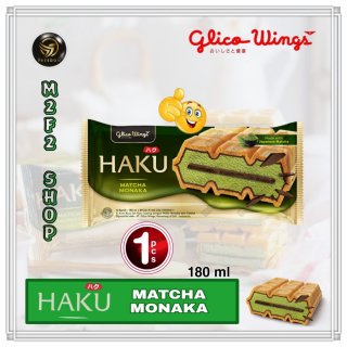 Glico Wings Haku Matcha Monaka