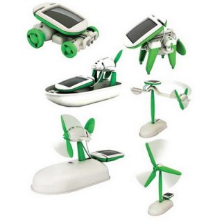 Robot Solar Kit 6 in 1 Mainan Edukasi