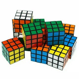 Mainan Puzzle Rubrik Rubik Cube Cubes Anak 3x3 3 x 3 6CM 6 CM Warna