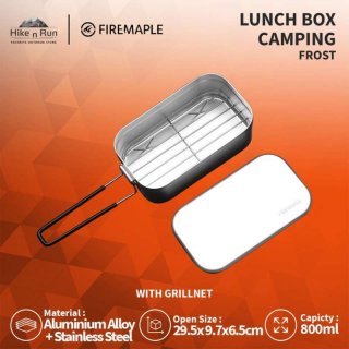 Kotak Makan FireMaple Frost Aluminium Nesting Lunch Box Camping Travel