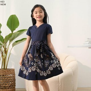 Kei Kids Dress Batik Anak Perempuan