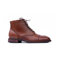 2. Sepatu Boots Cap Toe Service Koku Footwear Andy Brown, Sepatu Trendy dan Berkelas