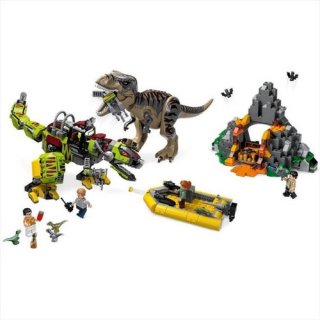 9. LEGO Jurassic World T. rex vs Dino-Mech Battle, Bertualang dengan Dunia Sejarah