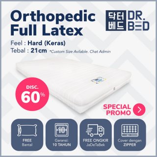 Full Latex Kasur Kesehatan Latex Orthopedic DR.BED uk.90x200