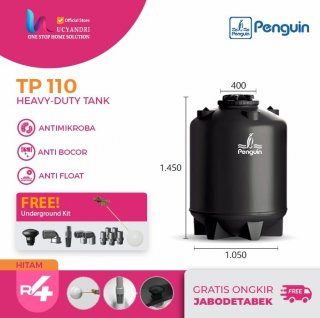 Tangki|Tandon|Toren Air Pendam / Tanam Penguin TP 110 PREMIUM QUALITY