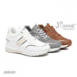 [JOANNE] Sepatu Sporty Wedges Sneakers Shoes JN8620