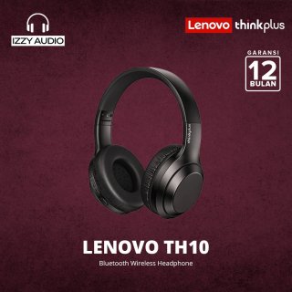 22. Lenovo TH10 Headphone Bluetooth, Dilengkapi Teknologi Dual Power Loudspeaker dan Mikrofon CVC